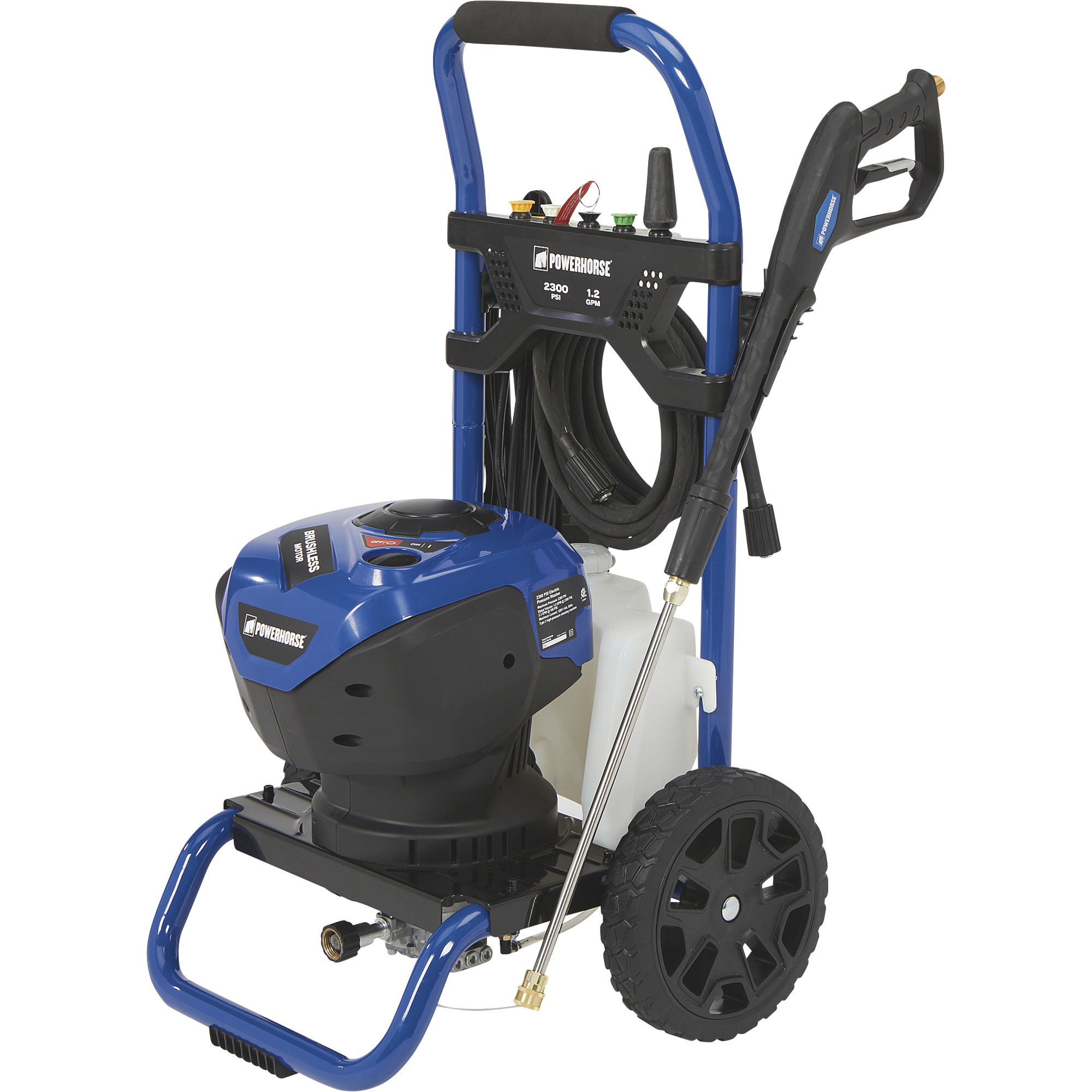 Powerhorse Portable Electric Cold Water Pressure Washer, 2300 PSI, 1.2 GPM, Model #106168